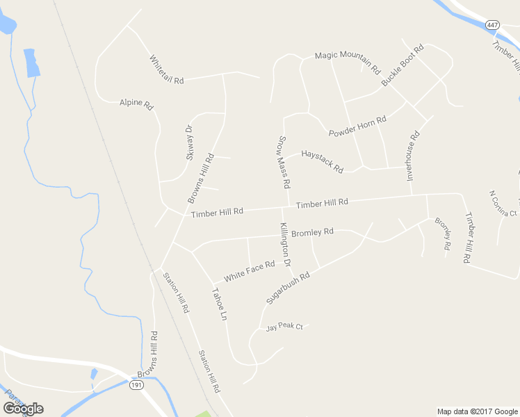 map of restaurants, bars, coffee shops, grocery stores, and more near 86 Timber Hill Road in Henryville