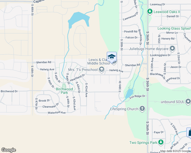 map of restaurants, bars, coffee shops, grocery stores, and more near 13601 South 42nd Circle in Bellevue