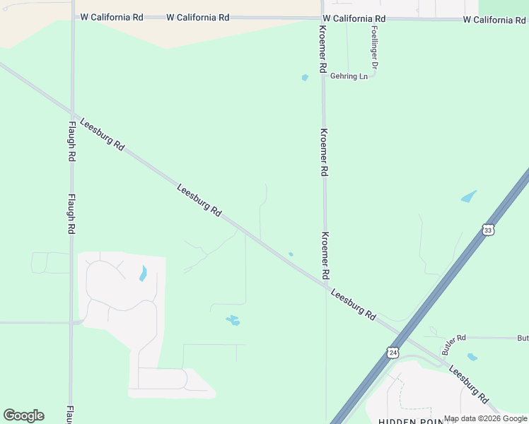 map of restaurants, bars, coffee shops, grocery stores, and more near 3626 Mayapple Drive in Fort Wayne