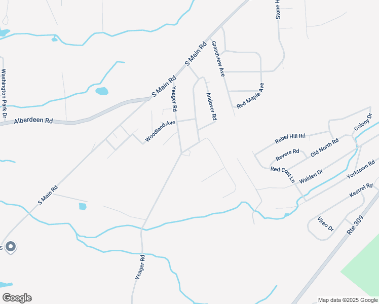 map of restaurants, bars, coffee shops, grocery stores, and more near 30 Yeager Road in Mountain Top