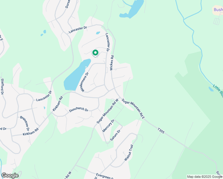 map of restaurants, bars, coffee shops, grocery stores, and more near Kirkham Drive in Pike County
