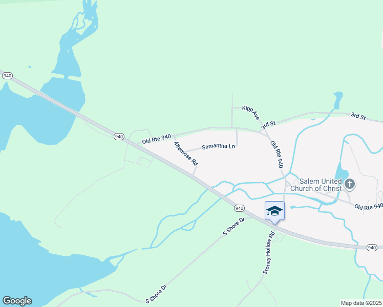 map of restaurants, bars, coffee shops, grocery stores, and more near 108 Samantha Ln in Pocono Pines