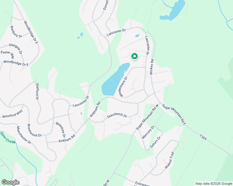 map of restaurants, bars, coffee shops, grocery stores, and more near Windemere Drive in Pike County
