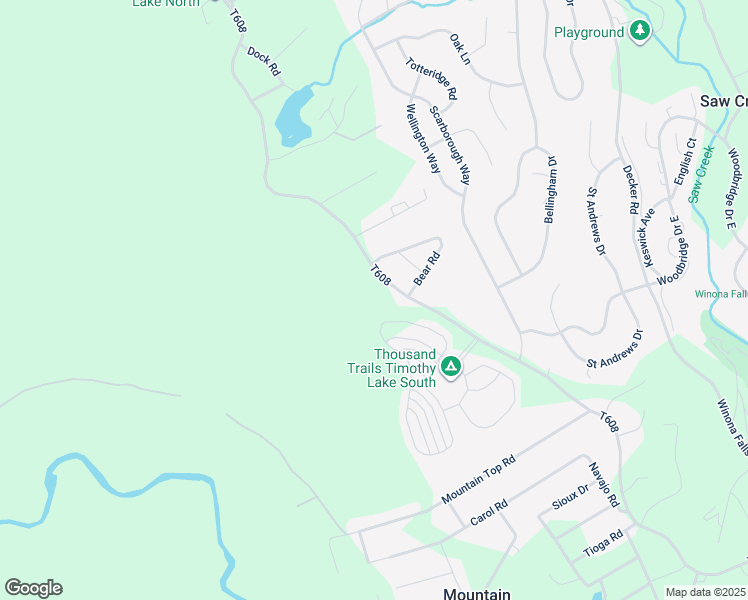 map of restaurants, bars, coffee shops, grocery stores, and more near 6669 Timothy Lake Road in East Stroudsburg