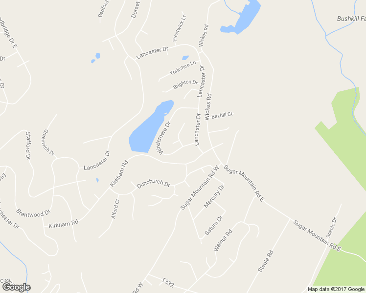 map of restaurants, bars, coffee shops, grocery stores, and more near Windemere Drive in Pike County