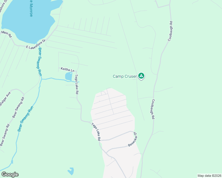 map of restaurants, bars, coffee shops, grocery stores, and more near Brownell in East Stroudsburg