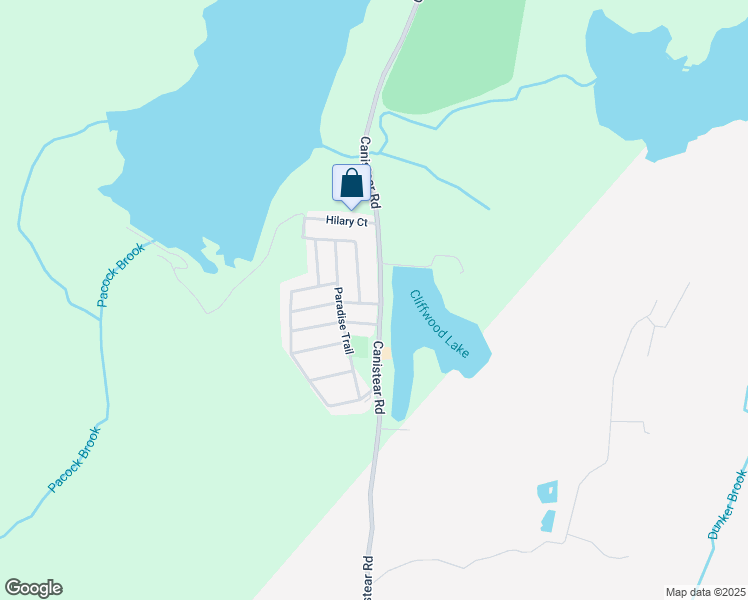 map of restaurants, bars, coffee shops, grocery stores, and more near 417 Canistear Road in Sussex County