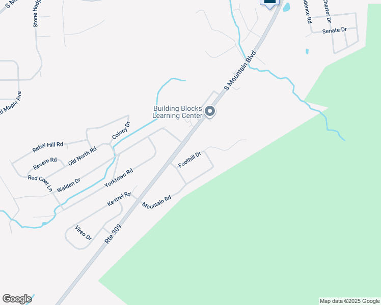 map of restaurants, bars, coffee shops, grocery stores, and more near 118 Foothill Drive in Mountain Top