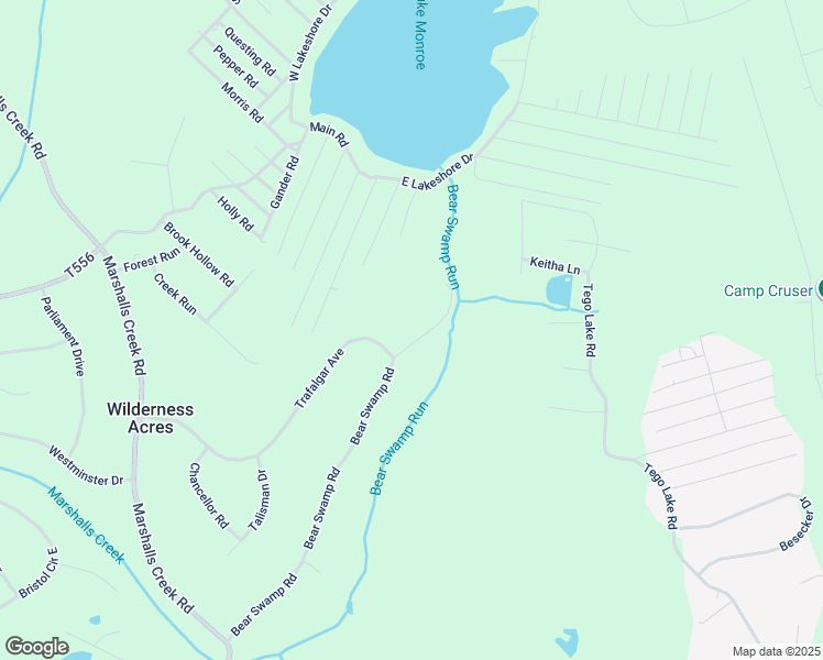 map of restaurants, bars, coffee shops, grocery stores, and more near 3251 Bear Swamp Road in East Stroudsburg