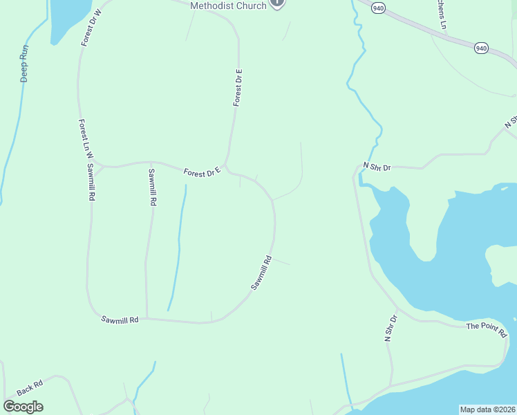 map of restaurants, bars, coffee shops, grocery stores, and more near 1309 Sawmill Road in Monroe County