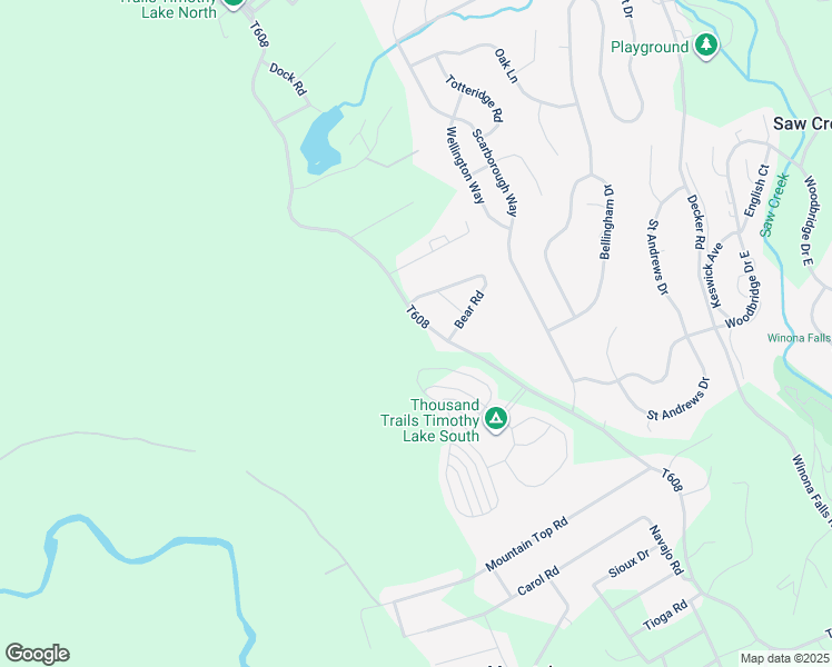 map of restaurants, bars, coffee shops, grocery stores, and more near 6669 Timothy Lake Road in East Stroudsburg