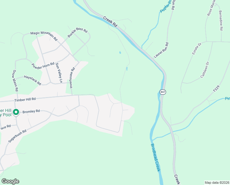 map of restaurants, bars, coffee shops, grocery stores, and more near 4 Timber Hill Road in Henryville