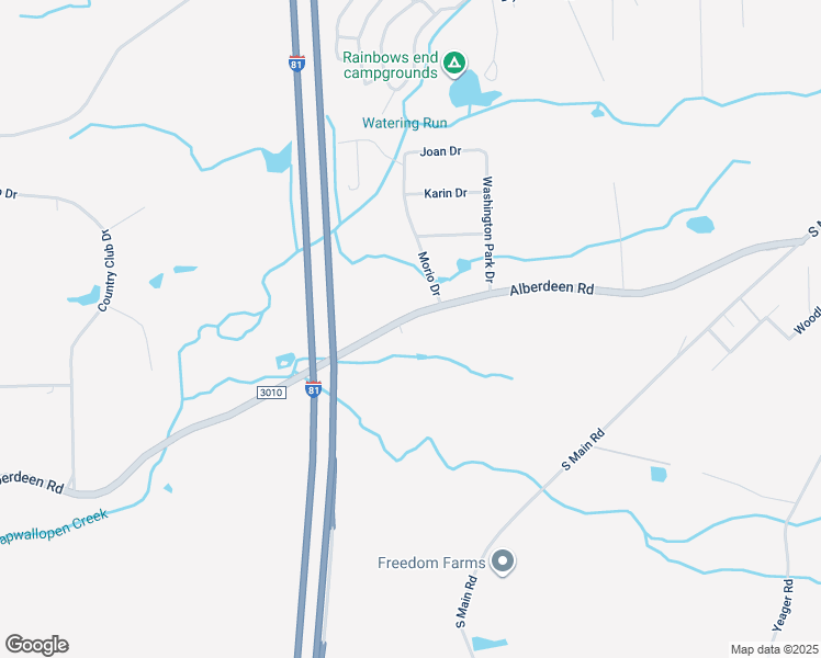 map of restaurants, bars, coffee shops, grocery stores, and more near 802 Alberdeen Road in Mountain Top