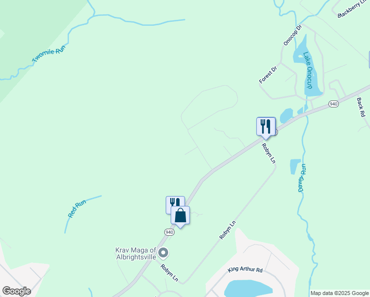 map of restaurants, bars, coffee shops, grocery stores, and more near 1310 Willow Court in Monroe County