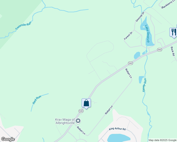 map of restaurants, bars, coffee shops, grocery stores, and more near 1310 Willow Court in Monroe County