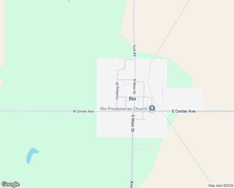 map of restaurants, bars, coffee shops, grocery stores, and more near Coeburg Street in Rio