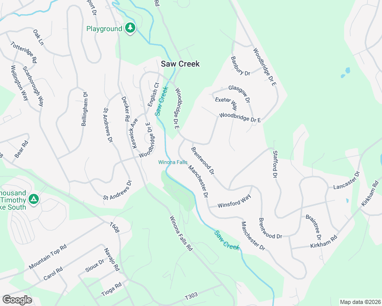 map of restaurants, bars, coffee shops, grocery stores, and more near 381 Brentwood Drive in Bushkill