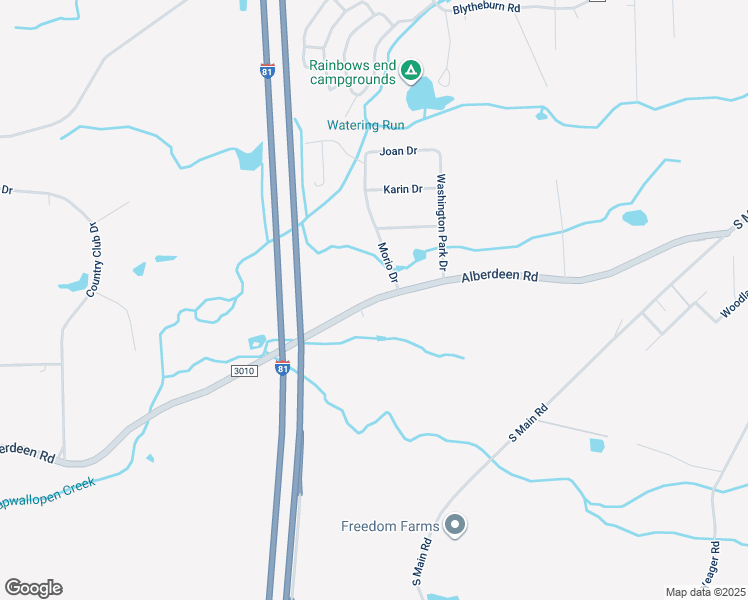 map of restaurants, bars, coffee shops, grocery stores, and more near 802 Alberdeen Road in Mountain Top