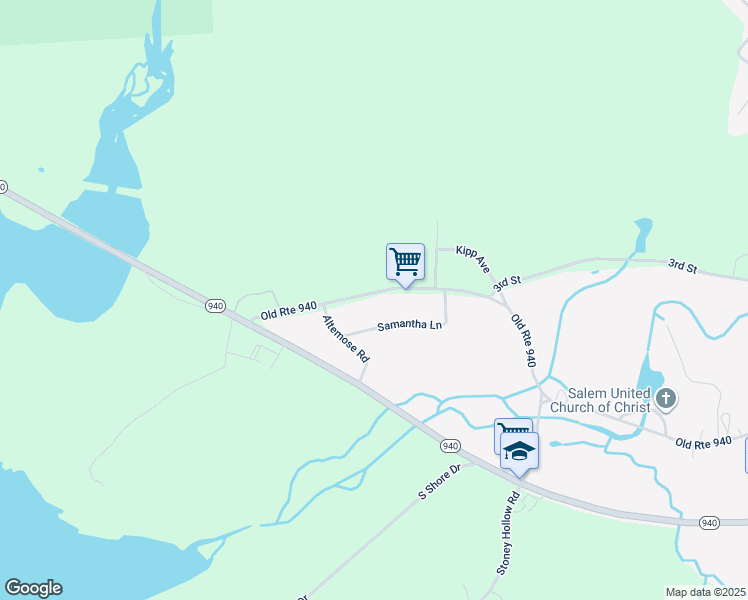 map of restaurants, bars, coffee shops, grocery stores, and more near 160 Old Route 940 in Pocono Pines