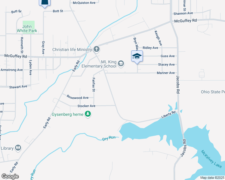 map of restaurants, bars, coffee shops, grocery stores, and more near 813 Liberty Road in Youngstown
