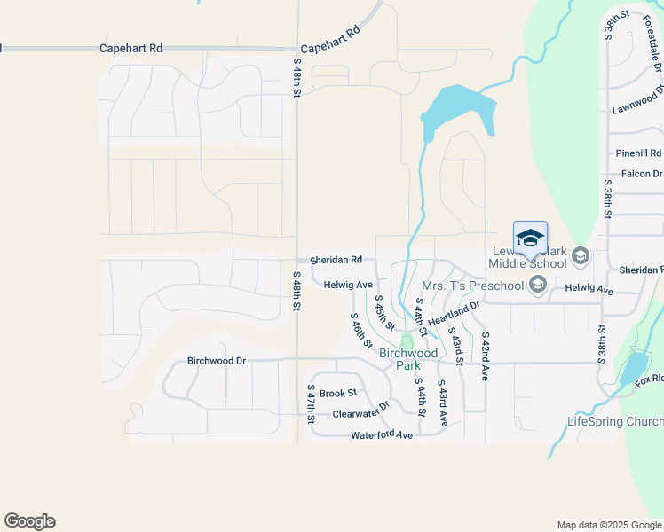 map of restaurants, bars, coffee shops, grocery stores, and more near 4602 Sheridan Road in Bellevue