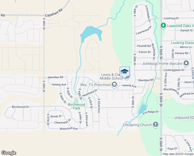 map of restaurants, bars, coffee shops, grocery stores, and more near 13406 South 42nd Avenue in Bellevue