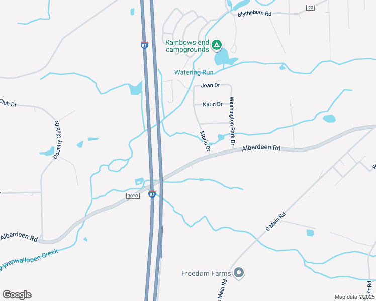 map of restaurants, bars, coffee shops, grocery stores, and more near 845 Alberdeen Road in Mountain Top