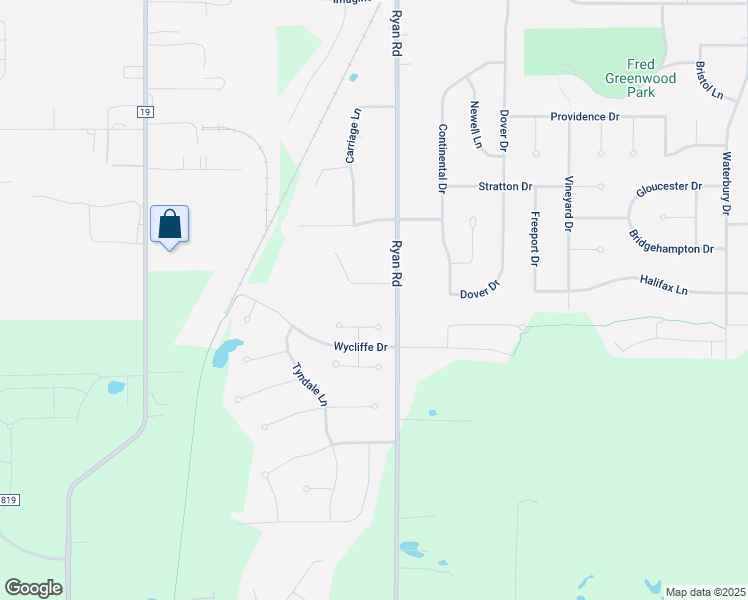 map of restaurants, bars, coffee shops, grocery stores, and more near 5990 Ryan Rd in Medina