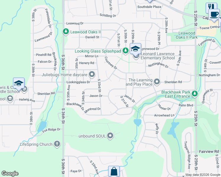 map of restaurants, bars, coffee shops, grocery stores, and more near 3114 Daisy Circle in Bellevue