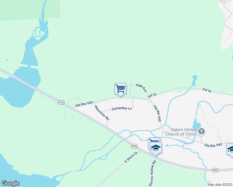 map of restaurants, bars, coffee shops, grocery stores, and more near 171 Old Route 940 in Pocono Pines