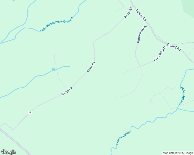 map of restaurants, bars, coffee shops, grocery stores, and more near Barrys Road in White Haven
