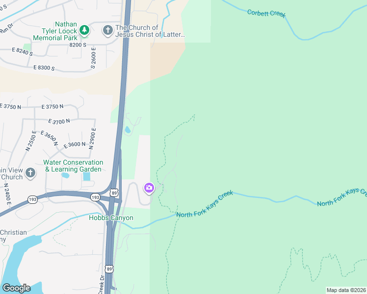 map of restaurants, bars, coffee shops, grocery stores, and more near 3490 Layton Ridge Drive in Layton