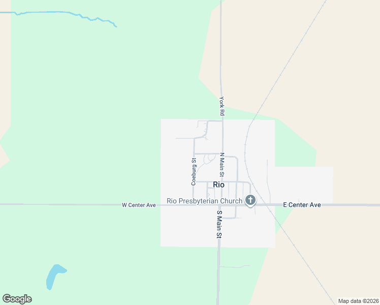 map of restaurants, bars, coffee shops, grocery stores, and more near Coeburg Street in Rio