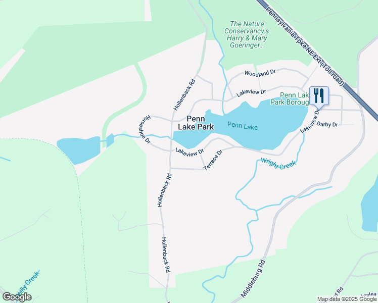 map of restaurants, bars, coffee shops, grocery stores, and more near 1359 Lakeview Dr in White Haven