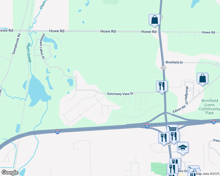 map of restaurants, bars, coffee shops, grocery stores, and more near 999 Sanctuary View Drive in Kent