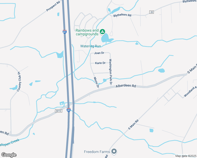 map of restaurants, bars, coffee shops, grocery stores, and more near 1-99 Morio Dr in Mountain Top