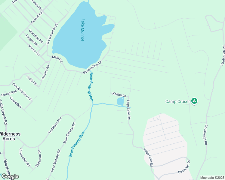 map of restaurants, bars, coffee shops, grocery stores, and more near 445 Hannan Lane in East Stroudsburg