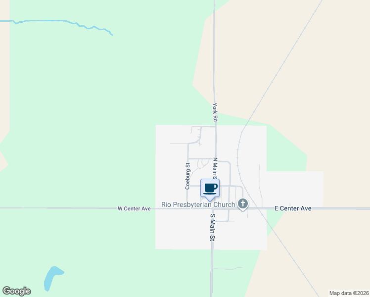 map of restaurants, bars, coffee shops, grocery stores, and more near 304 Coeburg Street in Rio