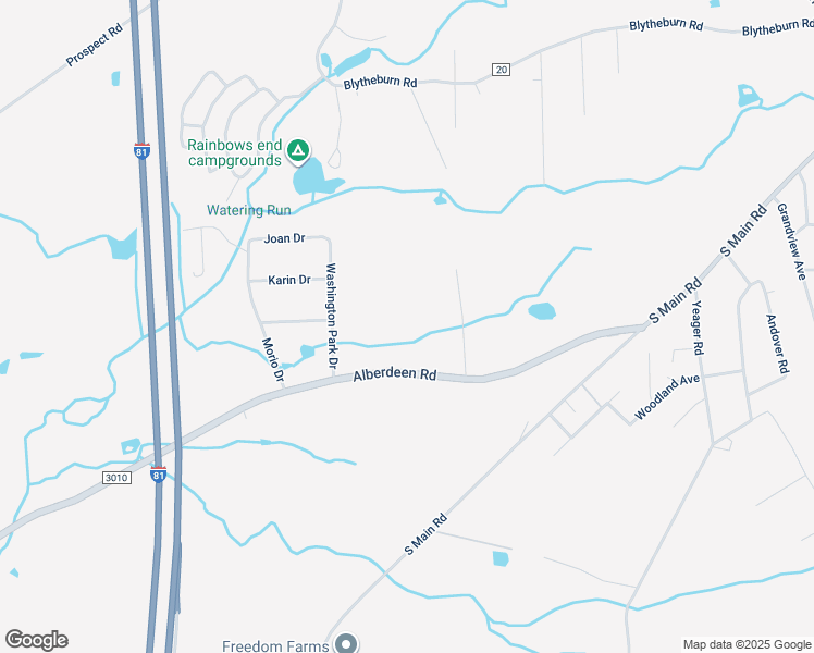 map of restaurants, bars, coffee shops, grocery stores, and more near 455 Alberdeen Road in Mountain Top