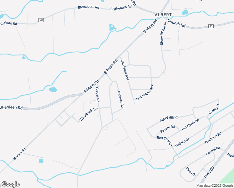map of restaurants, bars, coffee shops, grocery stores, and more near 6 Andover Road in Mountain Top