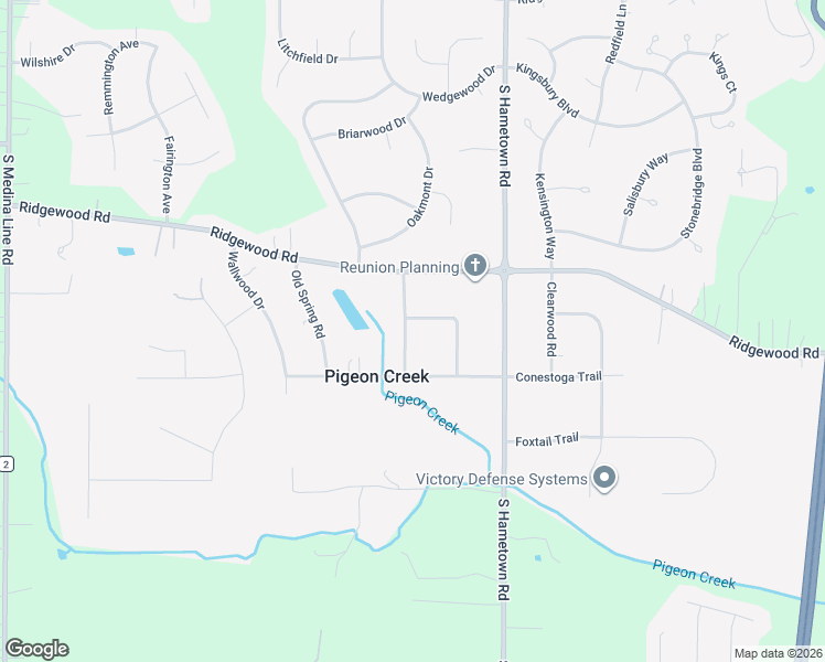 map of restaurants, bars, coffee shops, grocery stores, and more near 876 Meadow Wood Lane in Akron