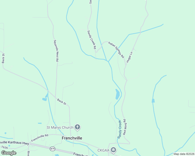 map of restaurants, bars, coffee shops, grocery stores, and more near in Frenchville