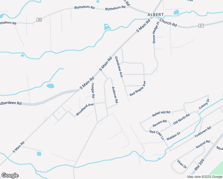 map of restaurants, bars, coffee shops, grocery stores, and more near 6 Andover Road in Mountain Top
