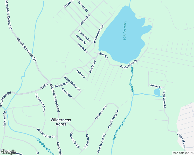 map of restaurants, bars, coffee shops, grocery stores, and more near 6236 Birch Road in East Stroudsburg
