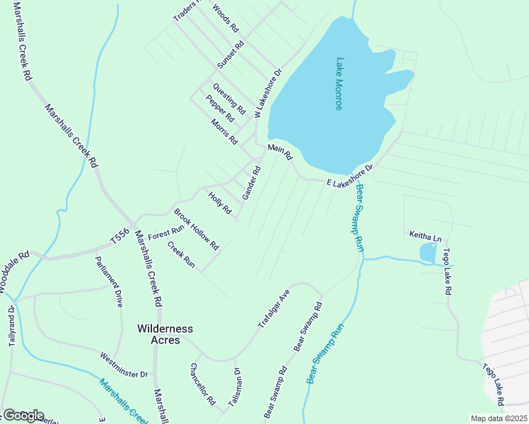 map of restaurants, bars, coffee shops, grocery stores, and more near 6236 Birch Road in East Stroudsburg