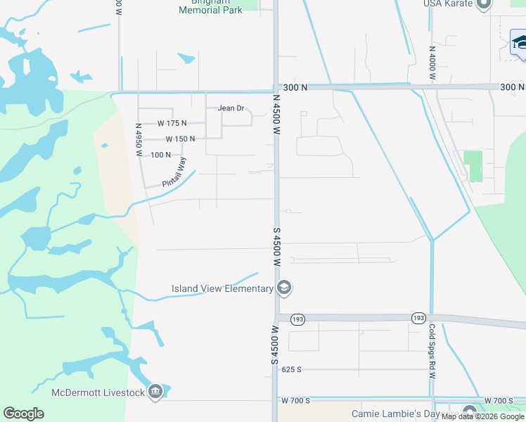 map of restaurants, bars, coffee shops, grocery stores, and more near 4600 West 200 South in West Point