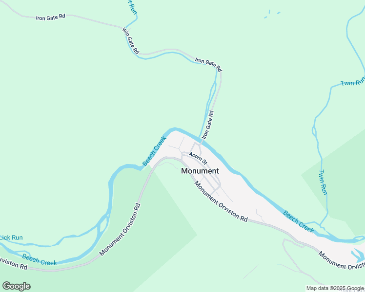 map of restaurants, bars, coffee shops, grocery stores, and more near 116 Birch Way in Beech Creek
