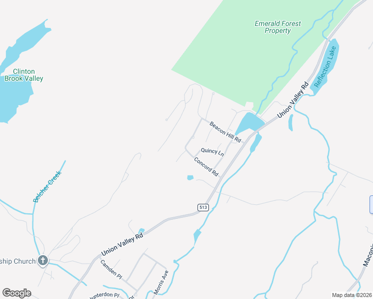 map of restaurants, bars, coffee shops, grocery stores, and more near 30 Concord Road in West Milford