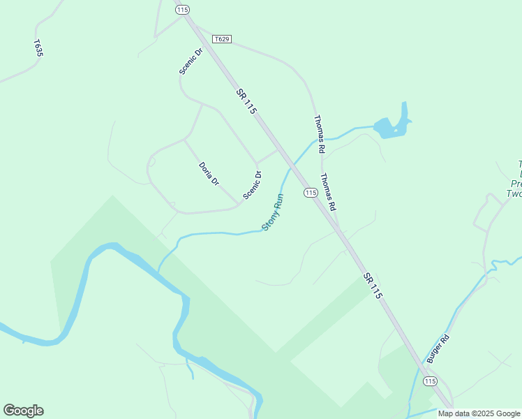 map of restaurants, bars, coffee shops, grocery stores, and more near 34 Scenic Drive in Blakeslee