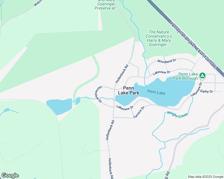 map of restaurants, bars, coffee shops, grocery stores, and more near Hollenback Road in White Haven